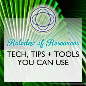 Rolodex of Resources