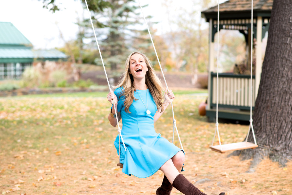 Jenny on swing