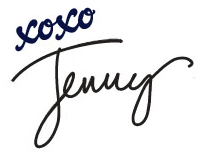 Signature xoxo Jenny