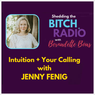 Image for Shedding the Bitch TV with a headshot of Jenny Fenig